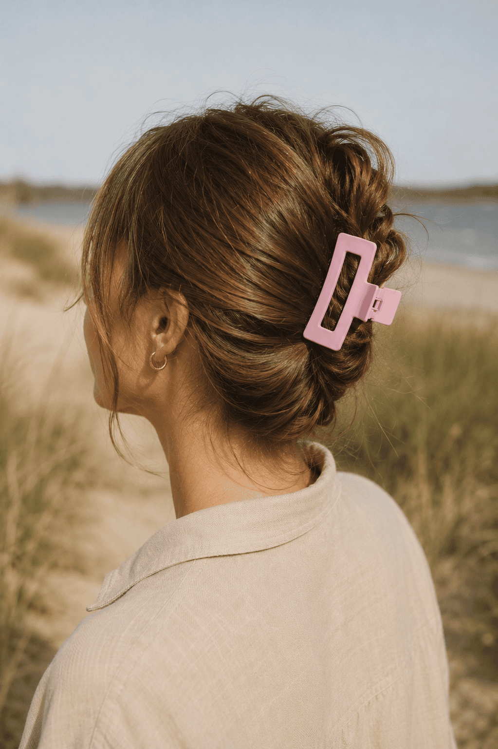 ivyclip Haarspange Frosted Rose – Bild 2