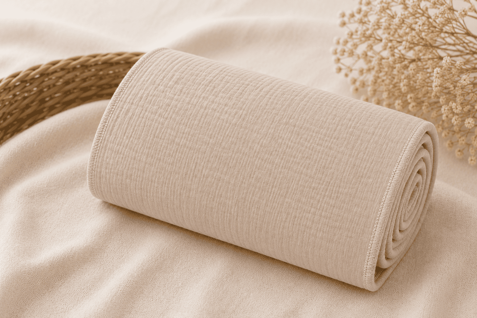 Sommerdecke -beige