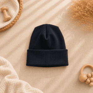 Mütze Naturmomente blau/schwarz